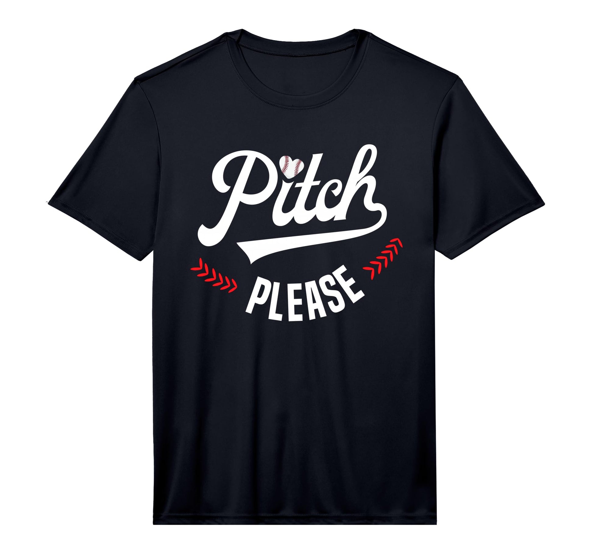 Mens Funny Baseball Pitch Please T-Shirt - Fun Novelty Design for Adults - T-Shirt, Sweatshirt, Hoodie