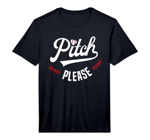 Mens Funny Baseball Pitch Please T-Shirt - Fun Novelty Design for Adults - T-Shirt, Sweatshirt, Hoodie