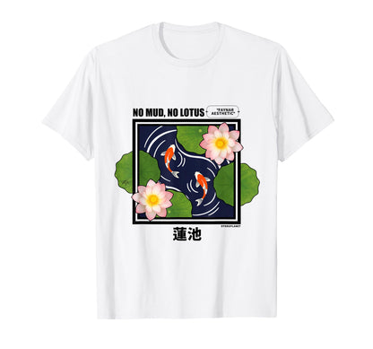 Koi Lostus Japanese 80S 90S Vaporwave T-Shirt - Novelty Apparel for Adults - T-Shirt, Sweatshirt, Hoodie