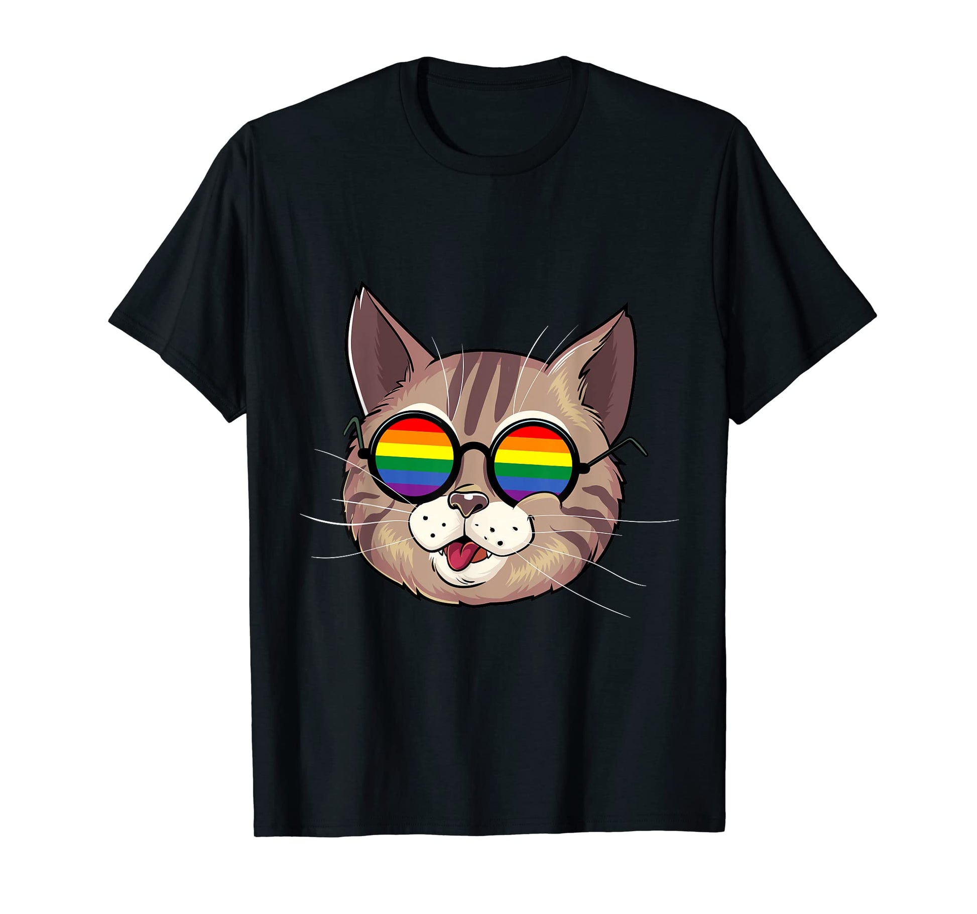 Gay Pride Month Funny Cat Lgbtq T-Shirt - Unique Graphic for Adults - T-Shirt, Sweatshirt, Hoodie