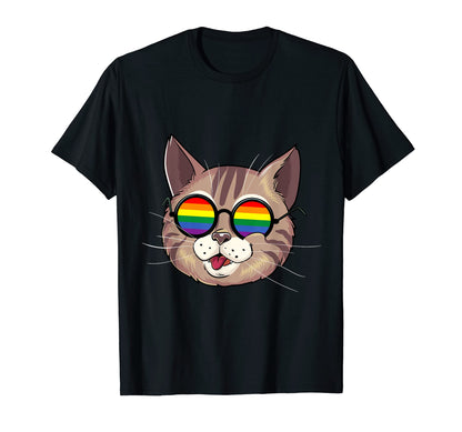 Gay Pride Month Funny Cat Lgbtq T-Shirt - Unique Graphic for Adults - T-Shirt, Sweatshirt, Hoodie
