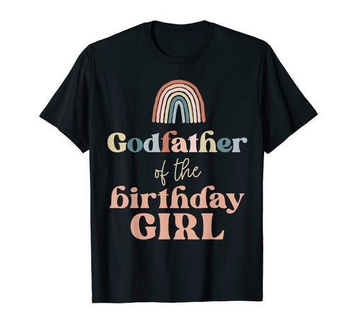 Mens Godfather Birthday Boho Rainbow T-Shirt - Streetwear Style Unisex - T-Shirt, Sweatshirt, Hoodie