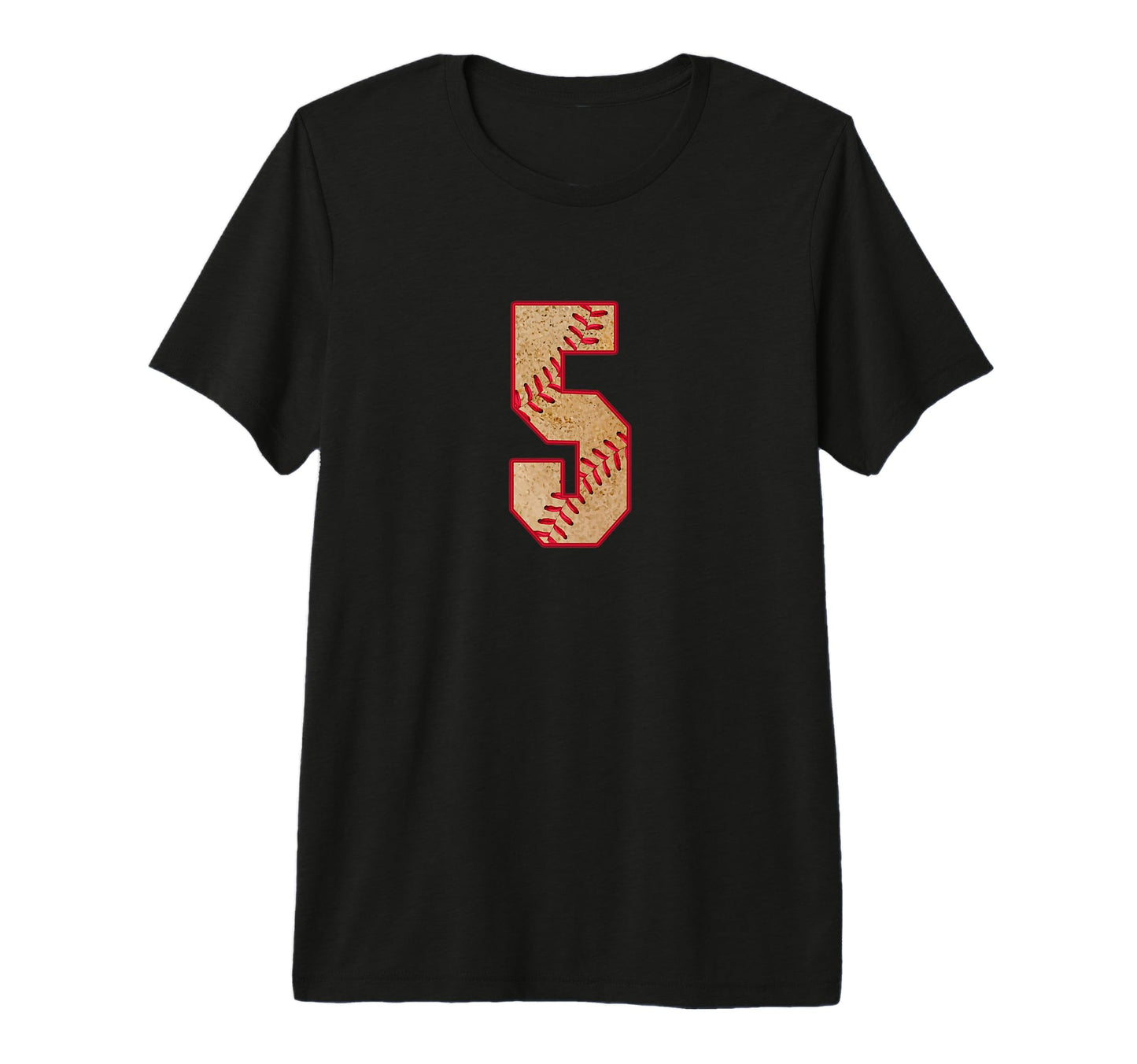 Baseball Player Jersey Number 5 T-Shirt - Unique Graphic Men Women - T-Shirt, Sweatshirt, Hoodie