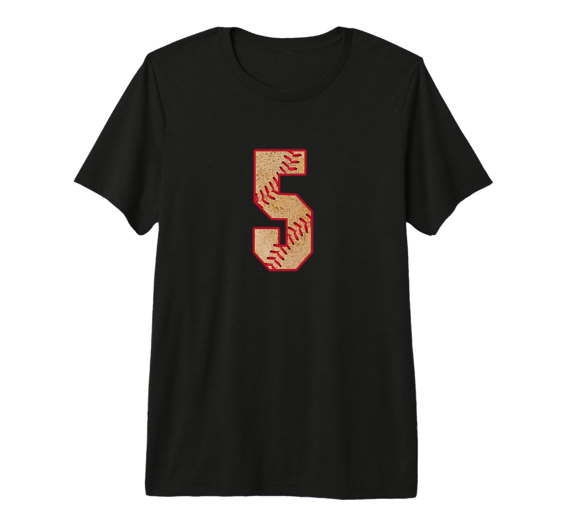 Baseball Player Jersey Number 5 T-Shirt - Unique Graphic Men Women - T-Shirt, Sweatshirt, Hoodie