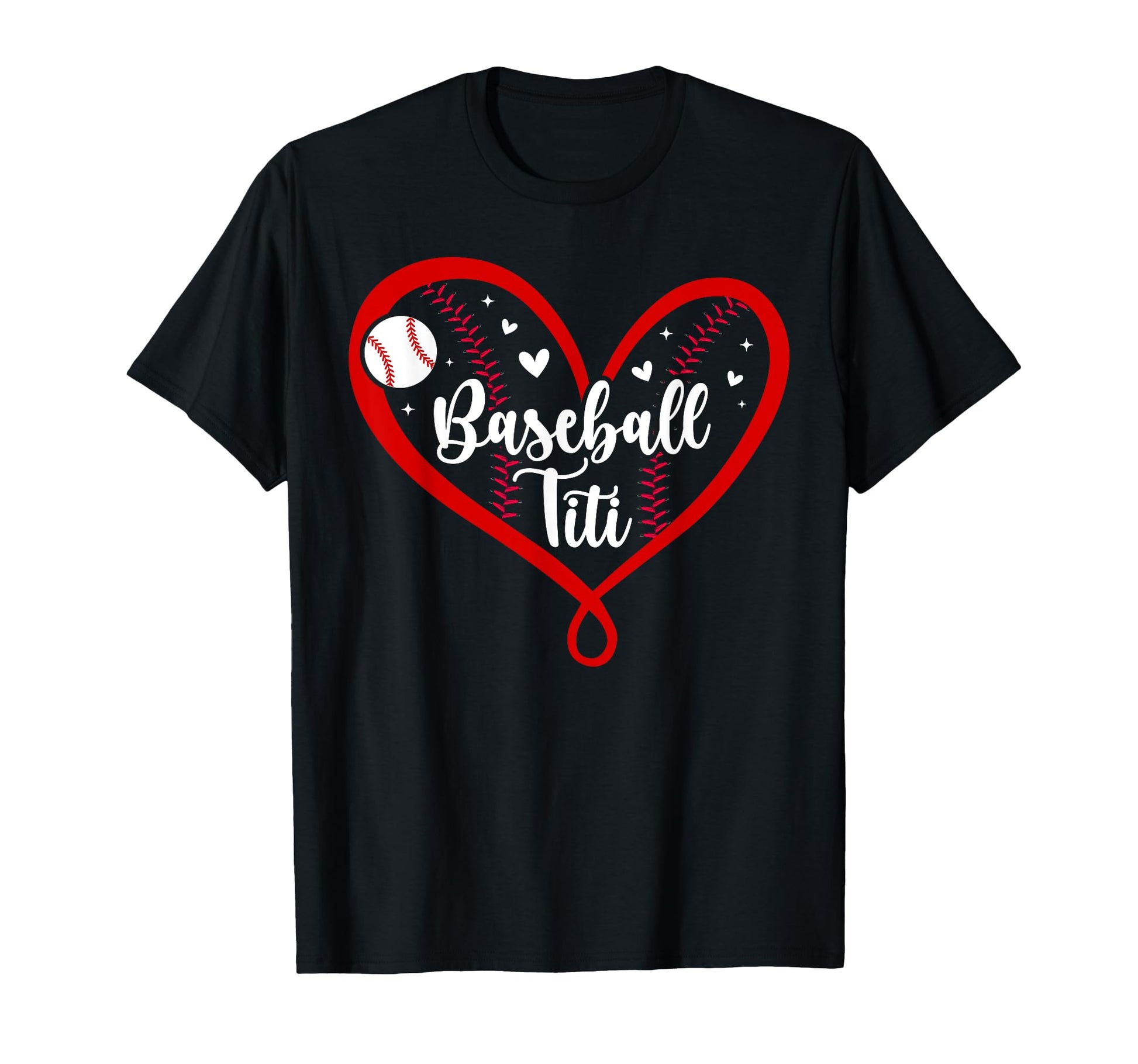Baseball Titi Heart Titi Baseball T-Shirt - Minimalist Print for Adults - T-Shirt, Sweatshirt, Hoodie