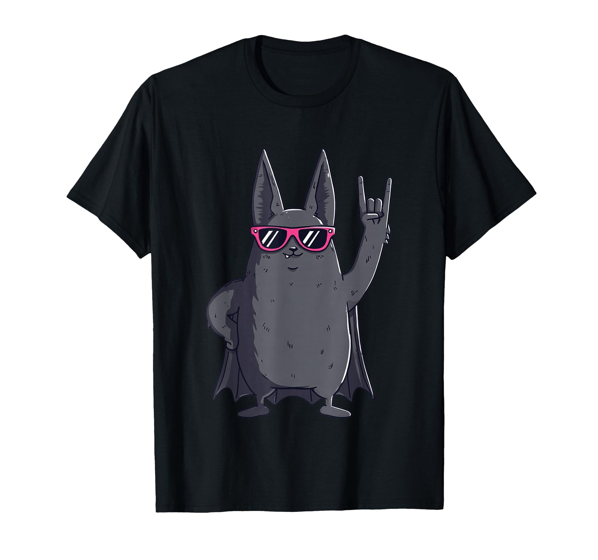 Funny Animal Cartoon Bat T-Shirt - Novelty Apparel Men Women - T-Shirt, Sweatshirt, Hoodie