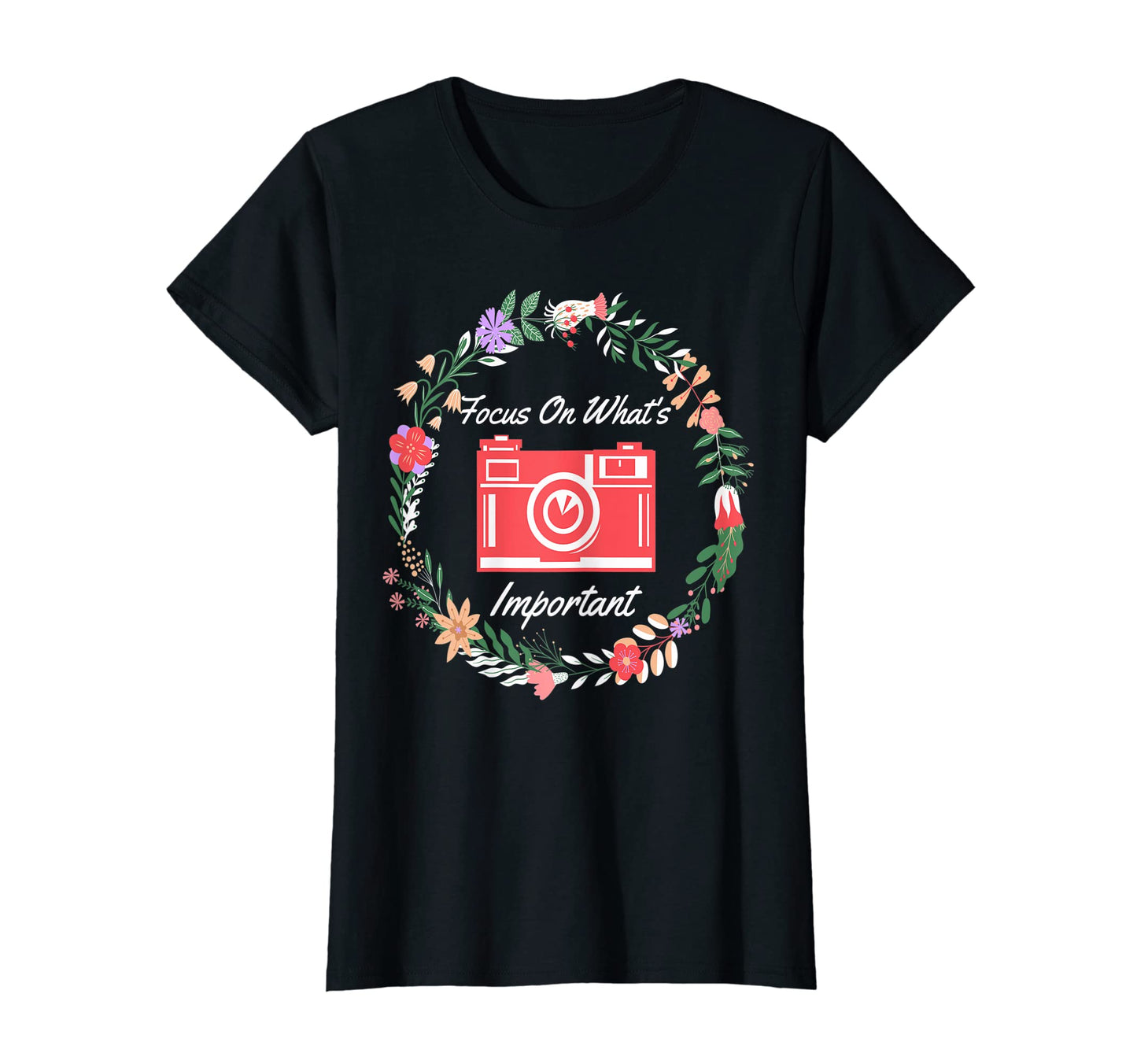 Womens Camera Photography Lover Focus T-Shirt - Aesthetic Graphic Unisex - T-Shirt, Sweatshirt, Hoodie
