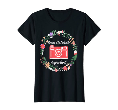 Womens Camera Photography Lover Focus T-Shirt - Aesthetic Graphic Unisex - T-Shirt, Sweatshirt, Hoodie