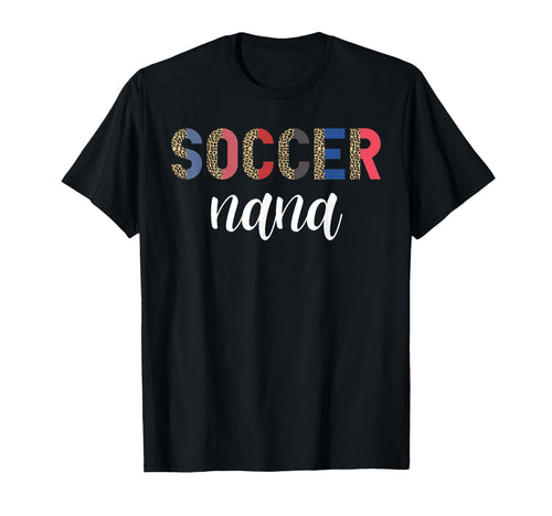 Soccer Nana Leopard Mom Player Game Day T-Shirt - Graphic Print for Adults - T-Shirt, Sweatshirt, Hoodie