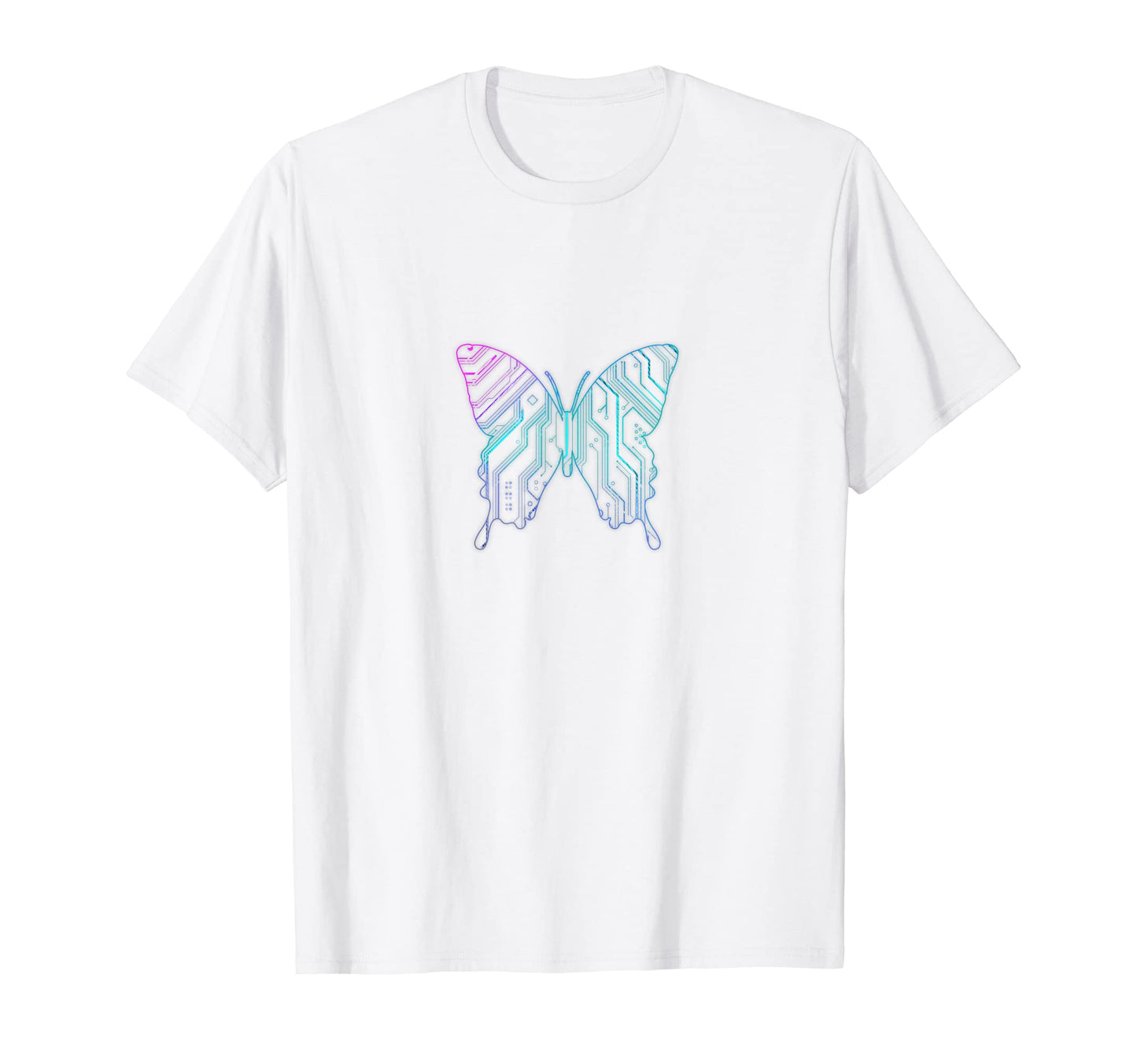 Cyber Aesthetic Butterfly T-Shirt - Casual Everyday Wear Men Women - T-Shirt, Sweatshirt, Hoodie