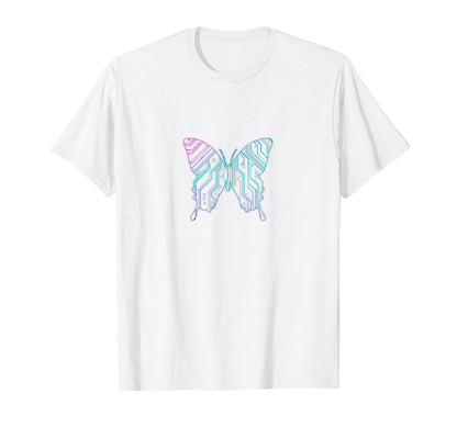 Cyber Aesthetic Butterfly T-Shirt - Casual Everyday Wear Men Women - T-Shirt, Sweatshirt, Hoodie