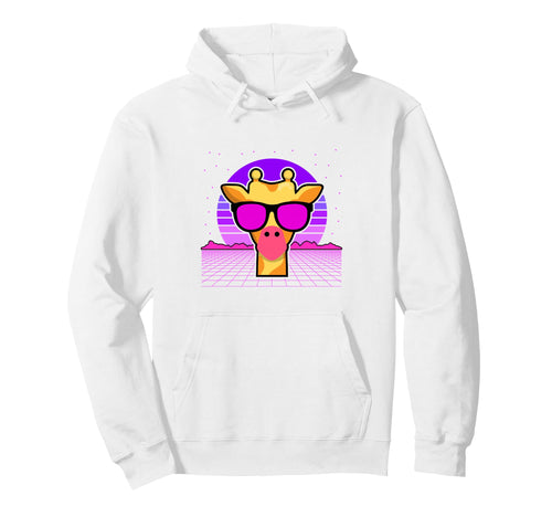Aesthetic Vaporwave Outfits Giraffe Hoodie - Novelty Apparel for Adults - T-Shirt, Sweatshirt, Hoodie
