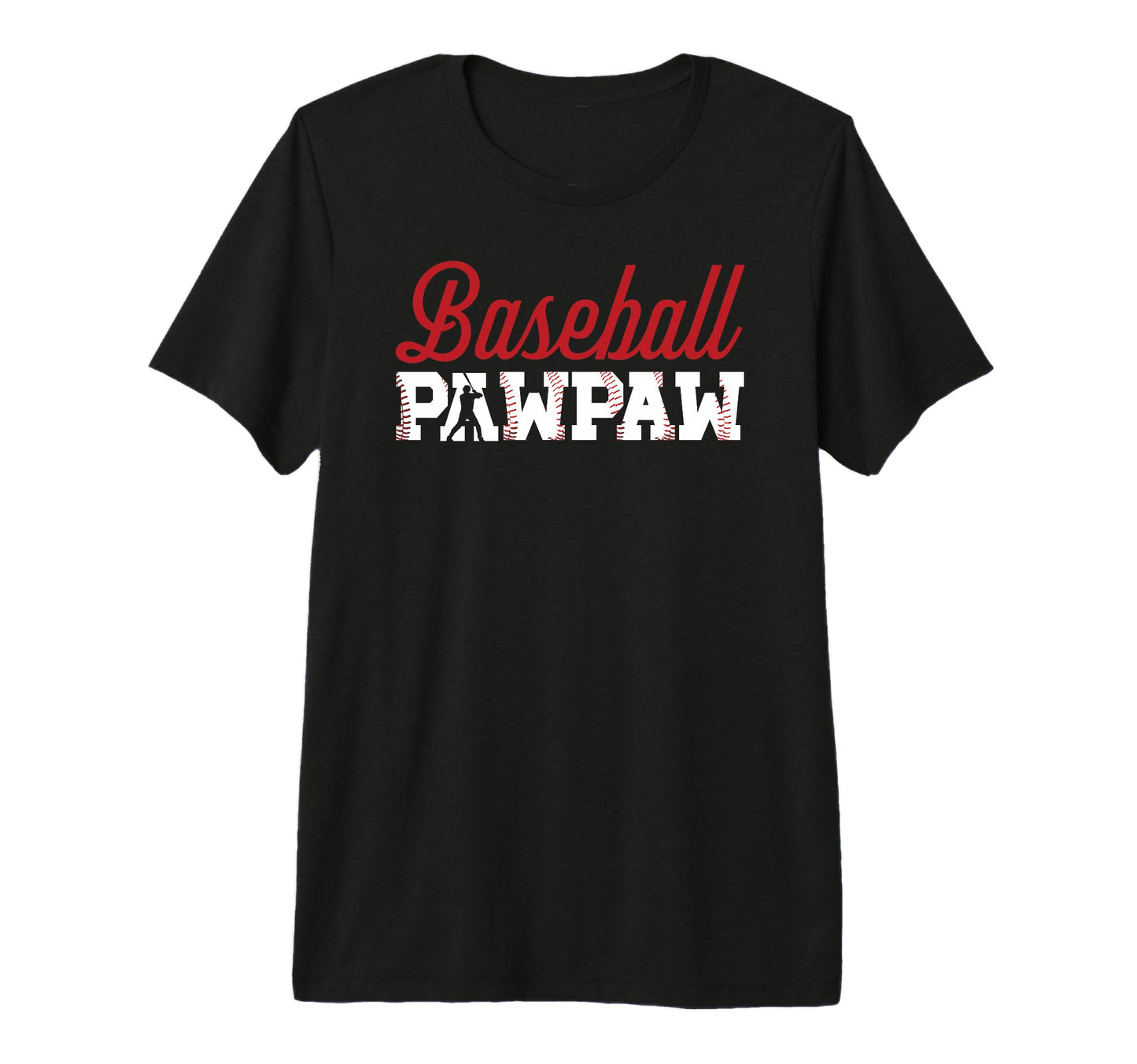 Mens Baseball Pawpaw Grandpa Pawpaw T-Shirt - Minimalist Print Unisex - T-Shirt, Sweatshirt, Hoodie