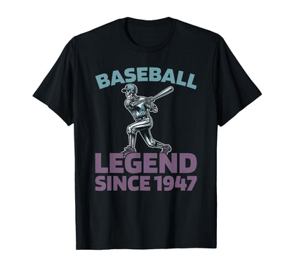 Birthday Baseball Sport Player Team T-Shirt - Trendy Graphic for Adults - T-Shirt, Sweatshirt, Hoodie