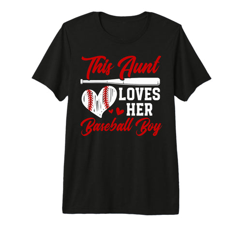 This Baseball Aunt Baseball Player T-Shirt - Unique Graphic Men Women - T-Shirt, Sweatshirt, Hoodie