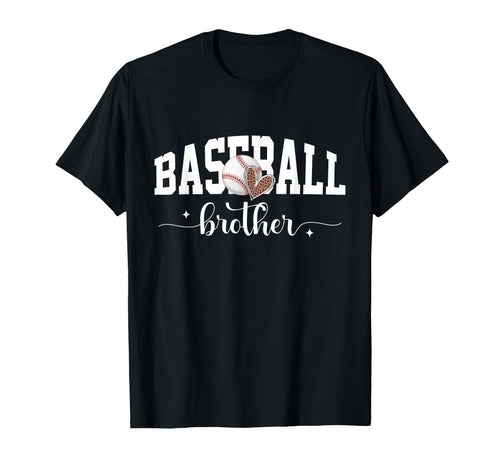 Baseball Brother Funny Baseball T-Shirt - Minimalist Print Men Women - T-Shirt, Sweatshirt, Hoodie