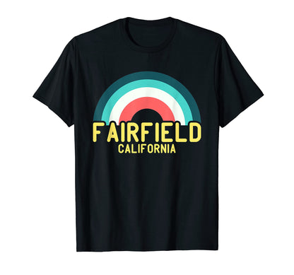 Fairfield California Rainbow T-Shirt - Novelty Apparel Unisex - T-Shirt, Sweatshirt, Hoodie