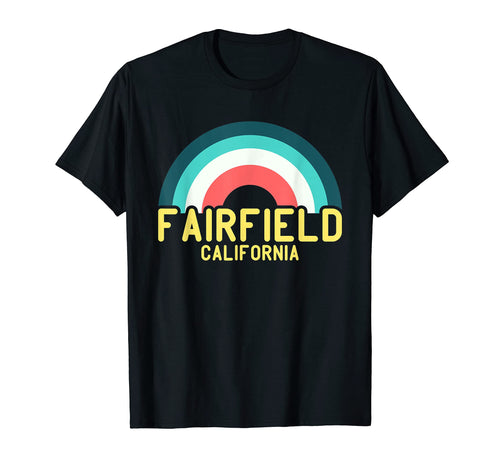 Fairfield California Rainbow T-Shirt - Novelty Apparel Unisex - T-Shirt, Sweatshirt, Hoodie