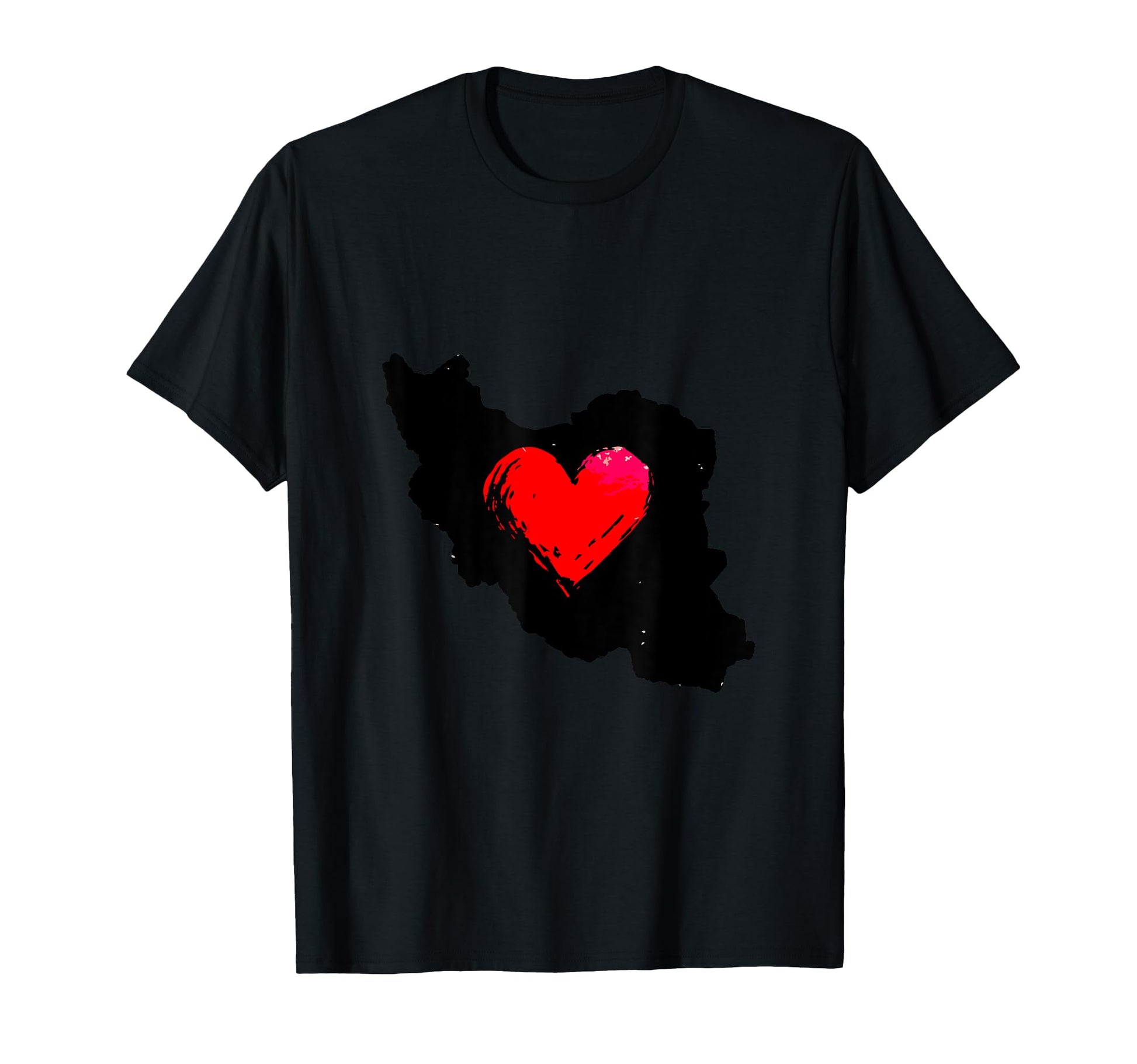 Iran Heart Peace Symbol Love T-Shirt - Fun Novelty Design for Adults - T-Shirt, Sweatshirt, Hoodie
