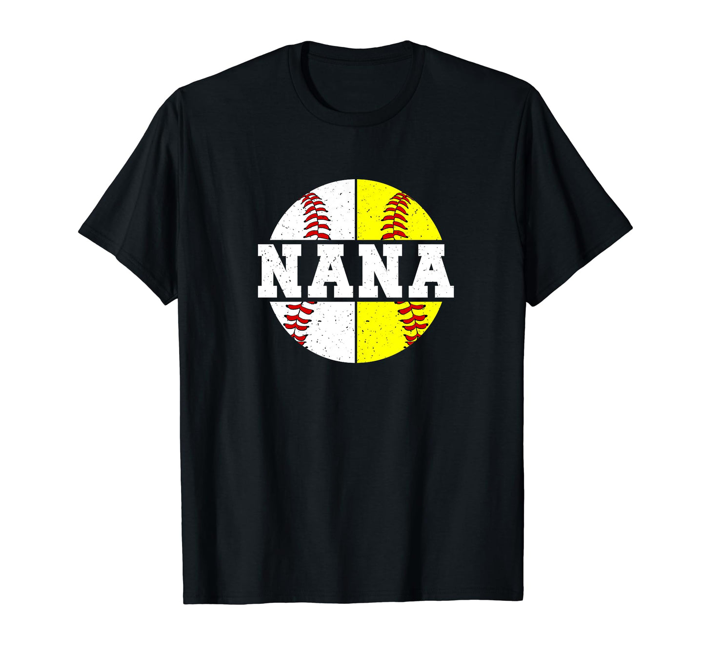 Baseball Softball Nana Softball T-Shirt - Casual Everyday Wear Men Women - T-Shirt, Sweatshirt, Hoodie