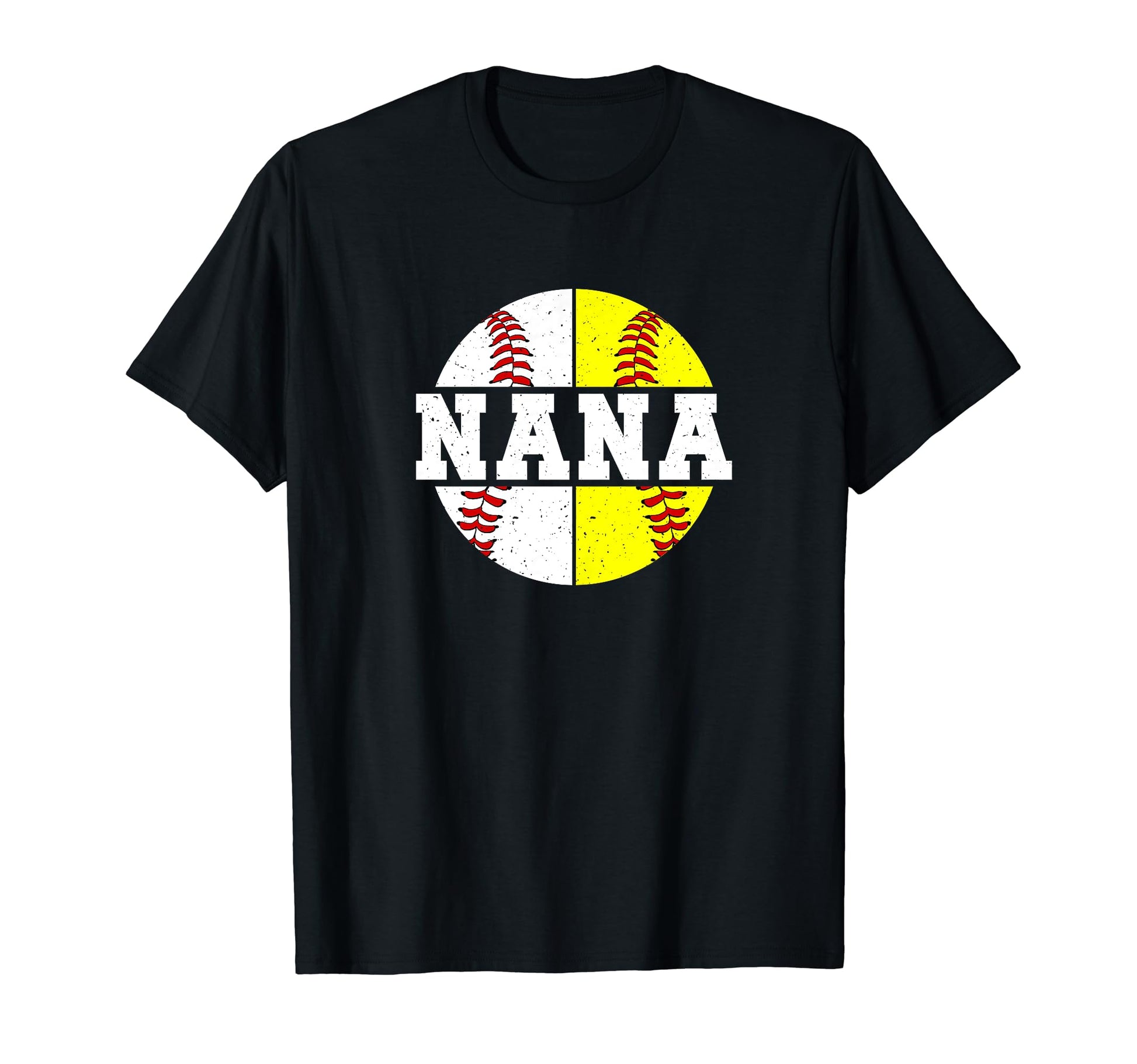 Baseball Softball Nana Softball T-Shirt - Casual Everyday Wear Men Women - T-Shirt, Sweatshirt, Hoodie