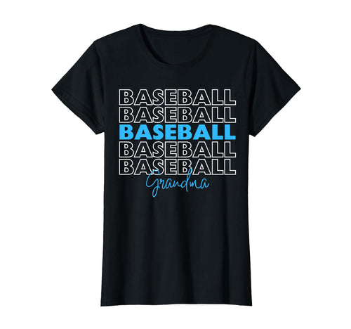 Baseball Grandma Blue Baseball T-Shirt - Fun Novelty Design Unisex - T-Shirt, Sweatshirt, Hoodie