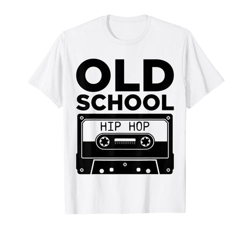 Old School Hip Hop Cassette Tape Rap T-Shirt - Aesthetic Graphic Men Women - T-Shirt, Sweatshirt, Hoodie
