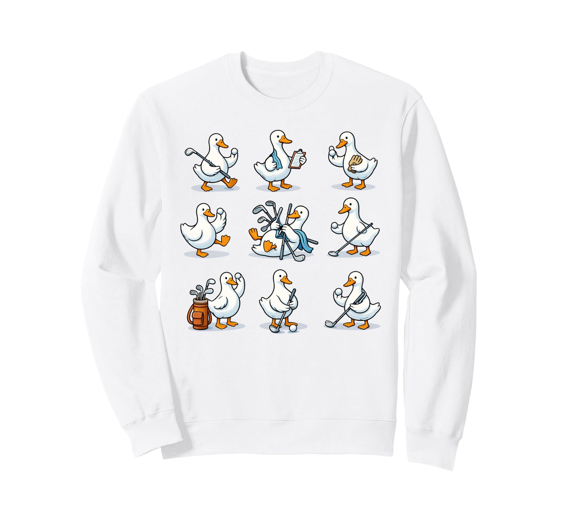 Funny Golf Goose Golfer Animal Sweatshirt - Fun Novelty Design Unisex - T-Shirt, Sweatshirt, Hoodie