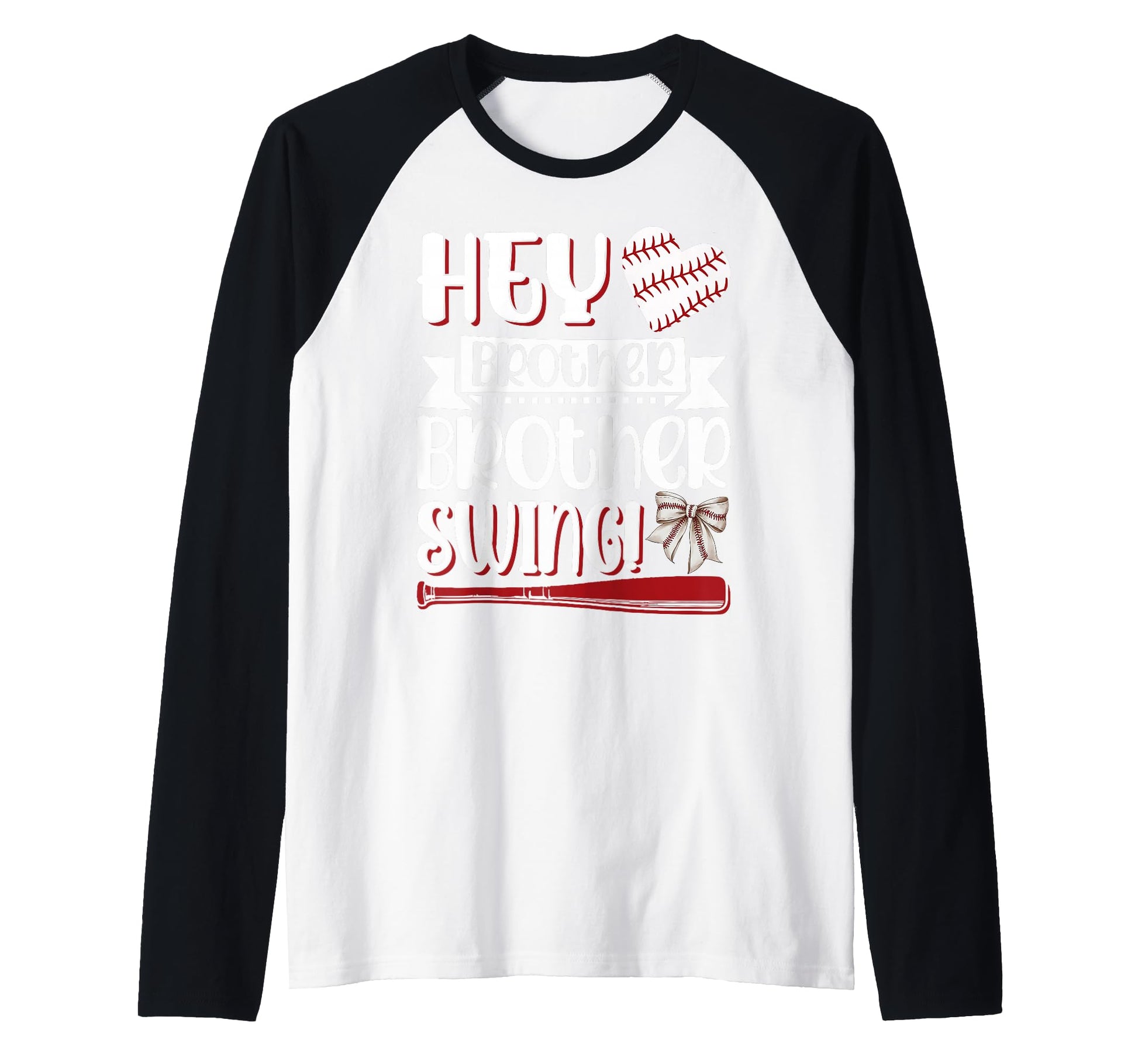 Hey Brother Swing Baseball Softball Sweatshirt - Unique Graphic for Adults - T-Shirt, Sweatshirt, Hoodie