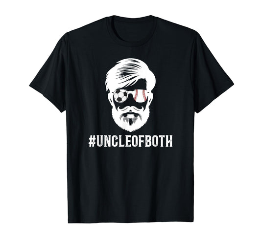 Uncle Both Baseball Soccer Uncle Ballers T-Shirt - Graphic Print Men Women - T-Shirt, Sweatshirt, Hoodie
