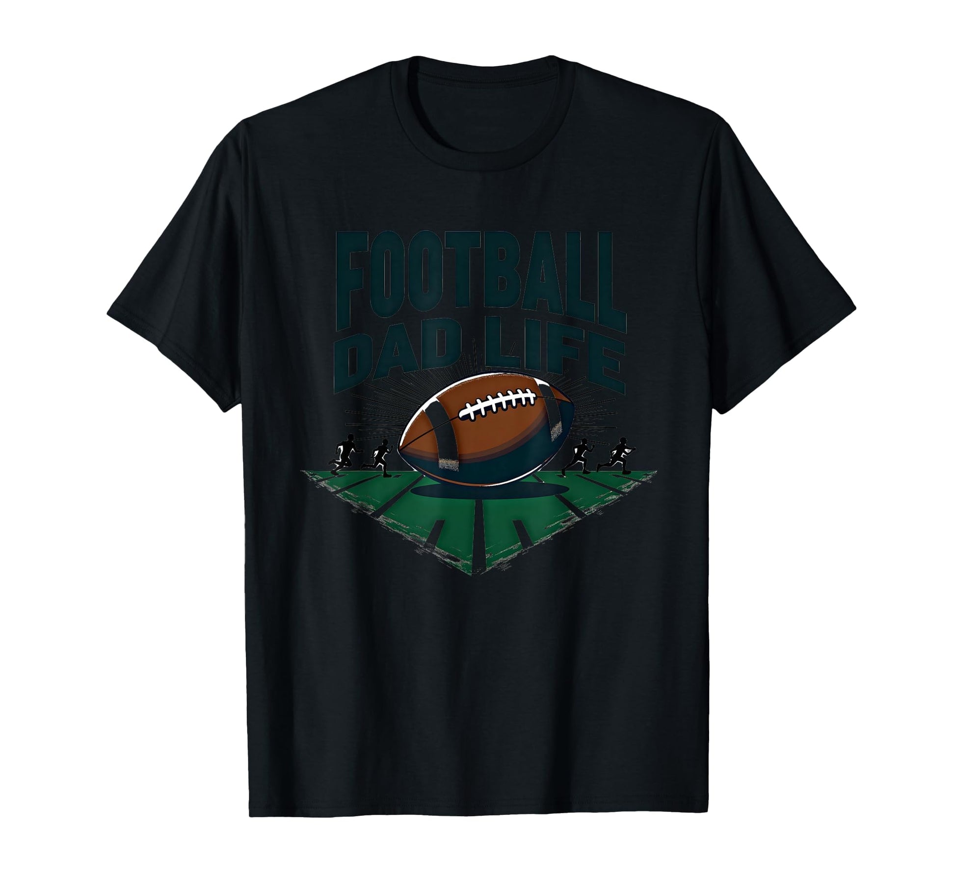 Football Dad Life Proud Father Game T-Shirt - Unique Graphic for Adults - T-Shirt, Sweatshirt, Hoodie