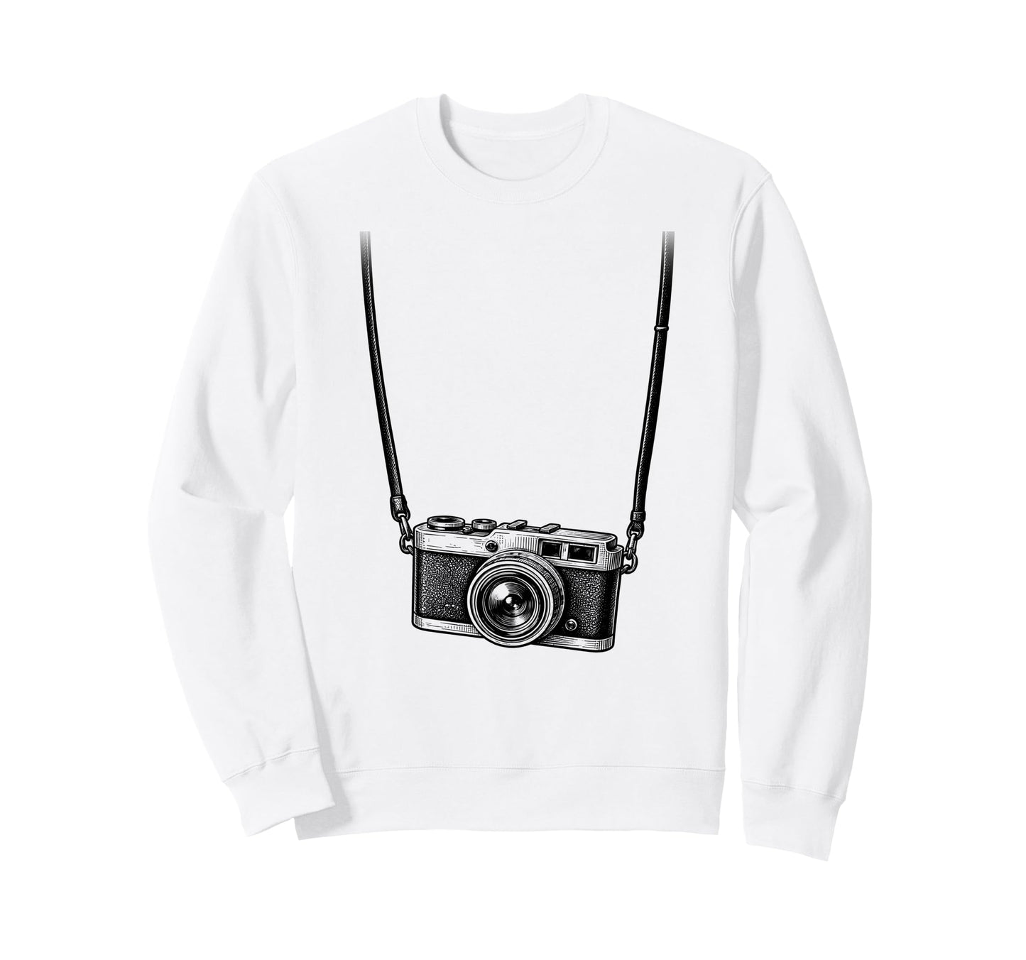 Photographer Camera Funny Sweatshirt - Casual Everyday Wear Men Women - T-Shirt, Sweatshirt, Hoodie