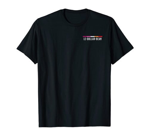 Le Dollar Bean Le Bean Lesbian Color Flag T-Shirt - Graphic Print Unisex - T-Shirt, Sweatshirt, Hoodie