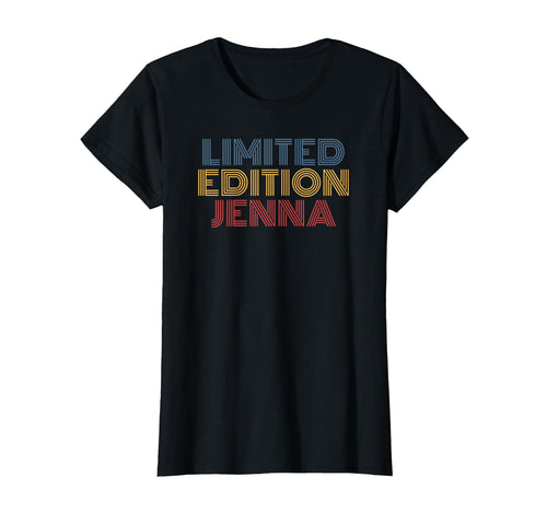 Jenna Rainbow Name Typography T-Shirt - Streetwear Style Unisex - T-Shirt, Sweatshirt, Hoodie