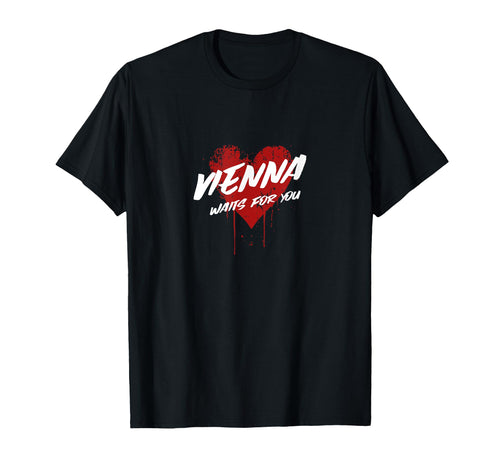Vienna Waits You Grunge Love Heart T-Shirt - Casual Everyday Wear Unisex - T-Shirt, Sweatshirt, Hoodie