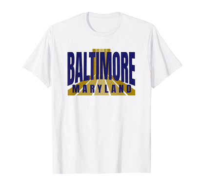 Nostalgic Baltimore Purple Baltimore T-Shirt - Trendy Graphic for Adults - T-Shirt, Sweatshirt, Hoodie