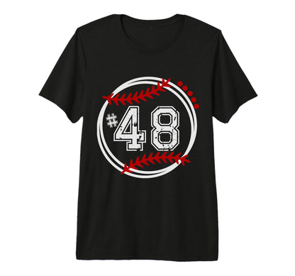 Baseball Jersey Number 48 Trendy T-Shirt - Casual Everyday Wear Men Women - T-Shirt, Sweatshirt, Hoodie