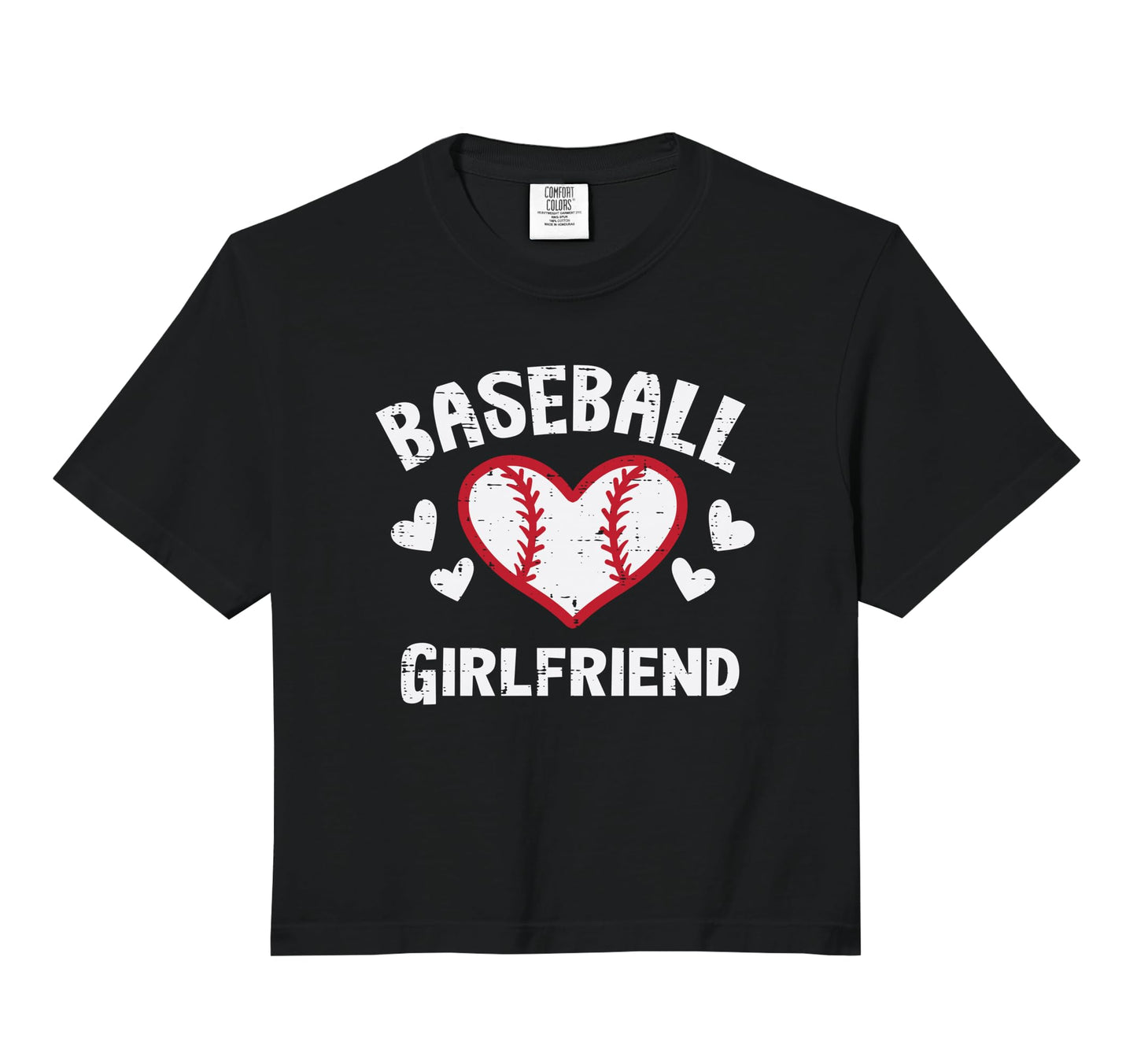 Baseball Girlfriend Heart Family Matching Hoodie - Custom Art Print Unisex - T-Shirt, Sweatshirt, Hoodie