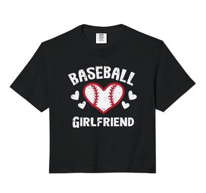 Baseball Girlfriend Heart Family Matching Hoodie - Custom Art Print Unisex - T-Shirt, Sweatshirt, Hoodie