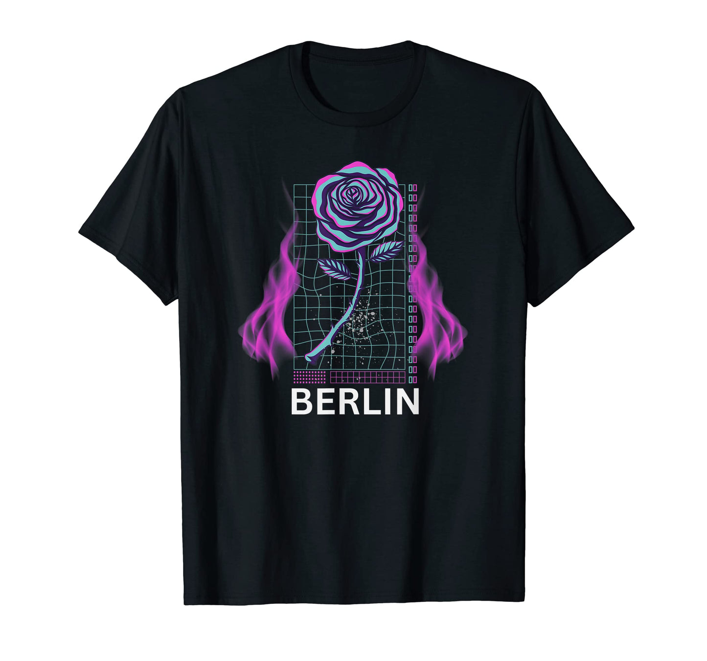 Berlin Grunge Techno Music Lofi T-Shirt - Custom Art Print for Adults - T-Shirt, Sweatshirt, Hoodie