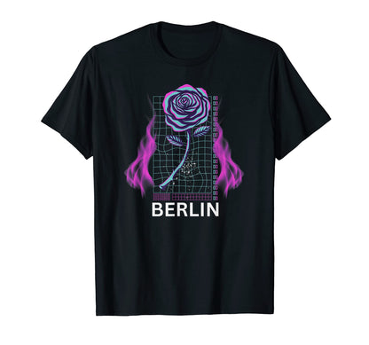 Berlin Grunge Techno Music Lofi T-Shirt - Custom Art Print for Adults - T-Shirt, Sweatshirt, Hoodie