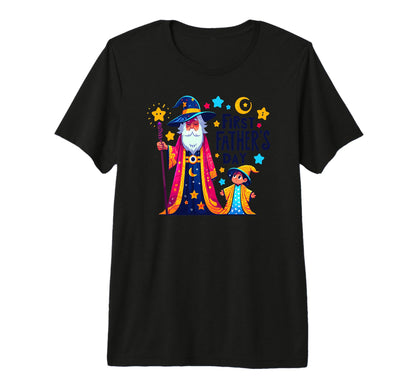 First Fathers Day Wizard Dad And Son T-Shirt - Fun Novelty Design Unisex - T-Shirt, Sweatshirt, Hoodie