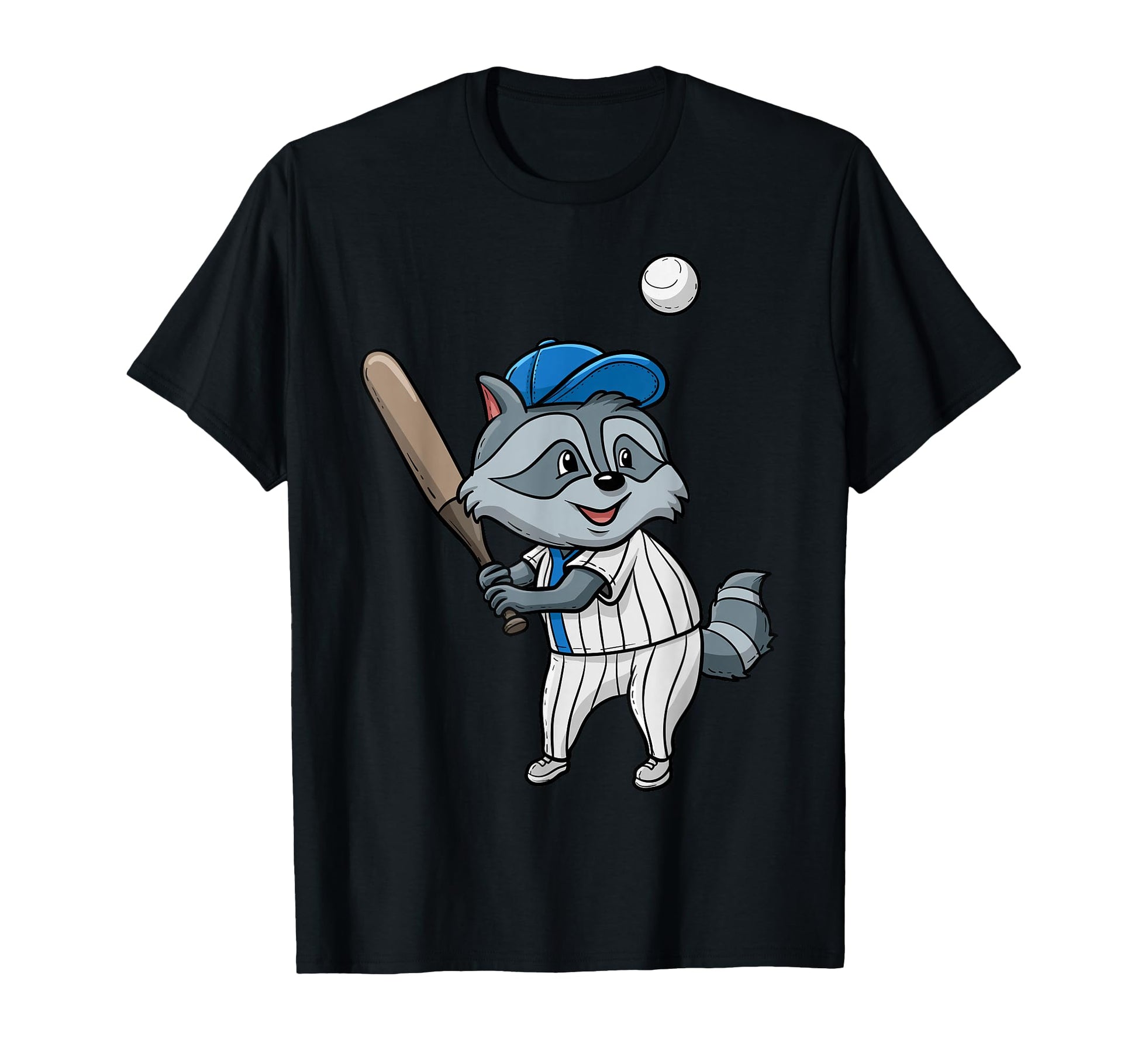 Raccoon Lover Baseball Coach Sports T-Shirt - Graphic Print Men Women - T-Shirt, Sweatshirt, Hoodie