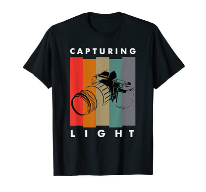 Capture Light Camera Photograph T-Shirt - Custom Art Print for Adults - T-Shirt, Sweatshirt, Hoodie