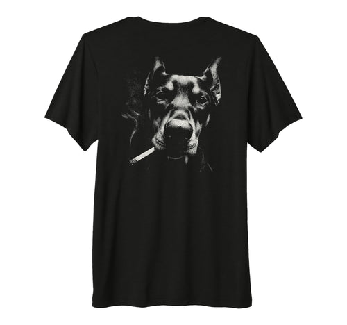 Doberman Smoking Cigarette Grunge Meme T-Shirt - Streetwear Style Unisex - T-Shirt, Sweatshirt, Hoodie