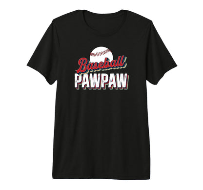 Mens Baseball Pawpaw Proud Pawpaw T-Shirt - Minimalist Print Unisex - T-Shirt, Sweatshirt, Hoodie