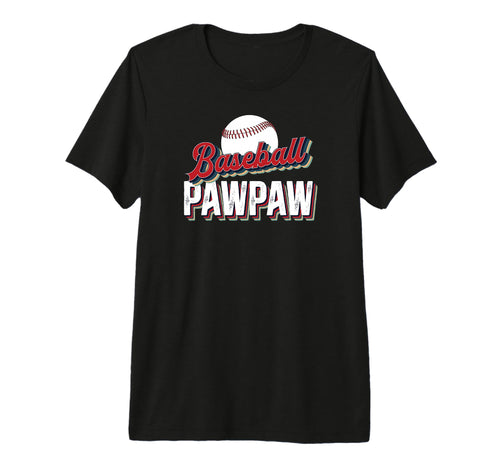 Mens Baseball Pawpaw Proud Pawpaw T-Shirt - Minimalist Print Unisex - T-Shirt, Sweatshirt, Hoodie