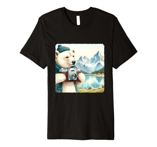 Ice Bear Photographs Mountain T-Shirt - Streetwear Style Men Women - T-Shirt, Sweatshirt, Hoodie