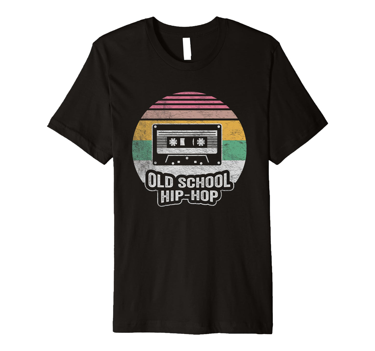 Old School Hip Hop Cassette Tape Sunset T-Shirt - Novelty Apparel Unisex - T-Shirt, Sweatshirt, Hoodie