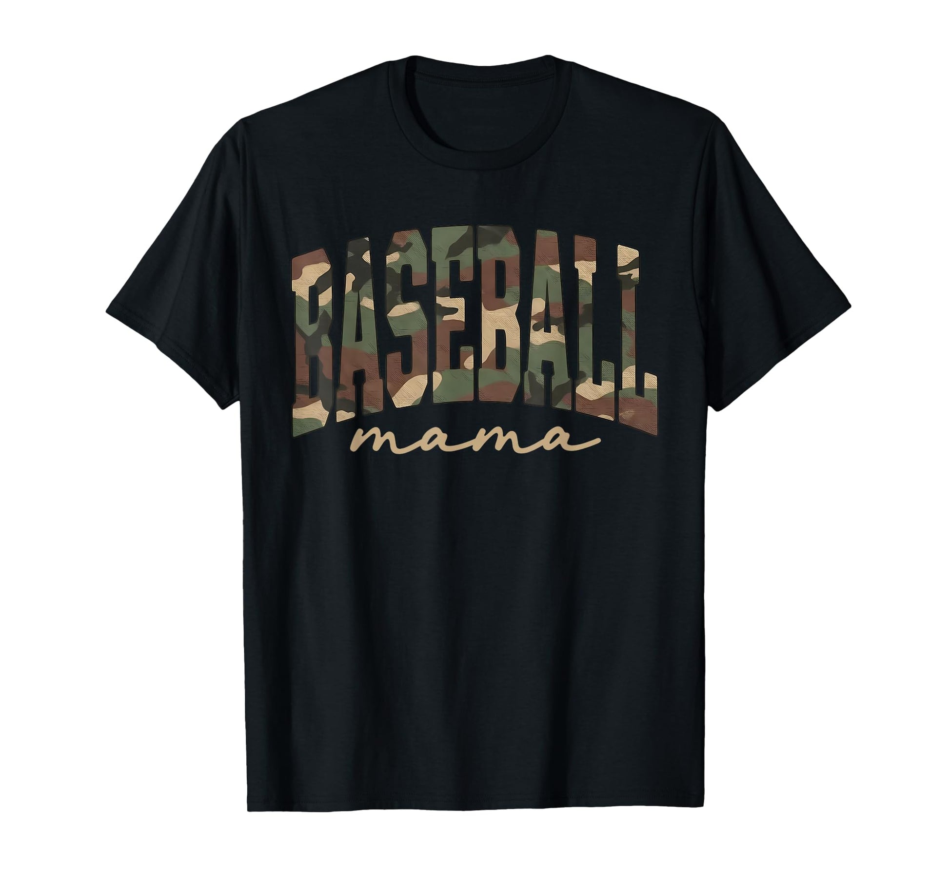 Camouflage Baseball Mama Game Day T-Shirt - Streetwear Style Men Women - T-Shirt, Sweatshirt, Hoodie